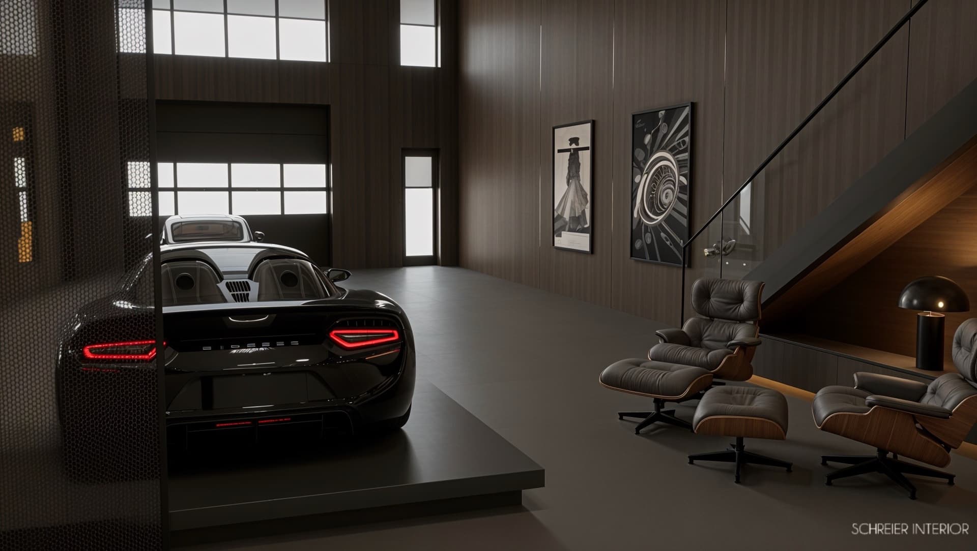 The Port — Porsche with lounge seating